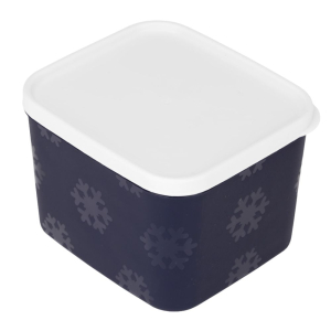 Pojemnik kwadratowy NO-FROST 1250ml granatowy RAVI